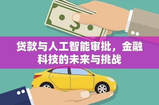 安顺贷款与人工智能审批，金融科技的未来与挑战