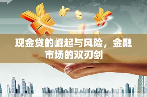 安顺现金贷的崛起与风险，金融市场的双刃剑