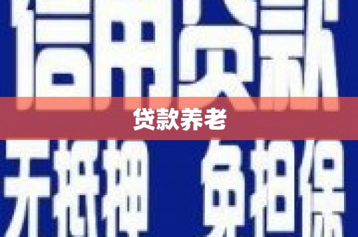 安顺贷款养老