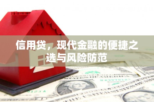 安顺信用贷，现代金融的便捷之选与风险防范