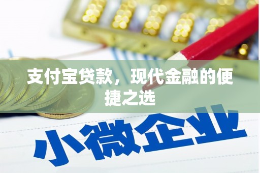 安顺支付宝贷款，现代金融的便捷之选