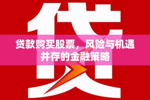 安顺贷款购买股票，风险与机遇并存的金融策略