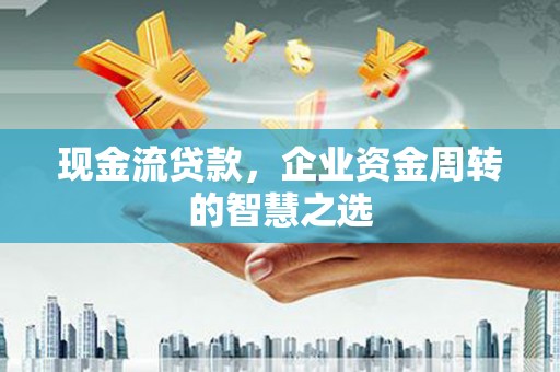 安顺现金流贷款，企业资金周转的智慧之选