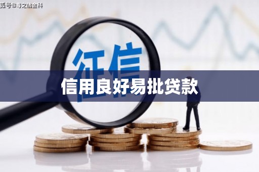 安顺信用良好易批贷款